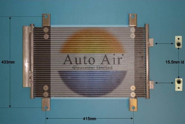 Auto Air Gloucester 16-9795 - Kondensators, Gaisa kond. sistēma ps1.lv