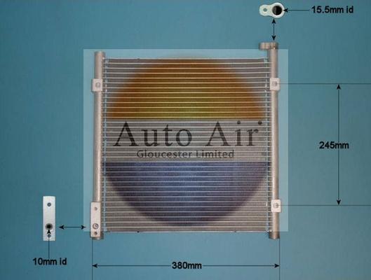 Auto Air Gloucester 16-5270 - Kondensators, Gaisa kond. sistēma ps1.lv