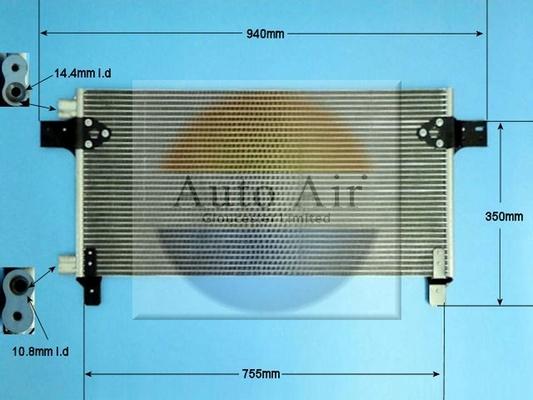 Auto Air Gloucester 16-1377 - Kondensators, Gaisa kond. sistēma ps1.lv