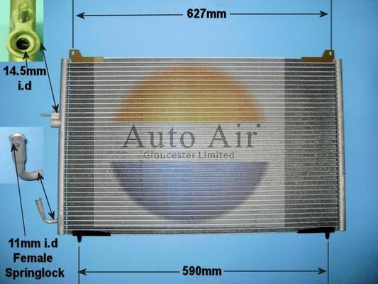 Auto Air Gloucester 16-1246 - Kondensators, Gaisa kond. sistēma ps1.lv