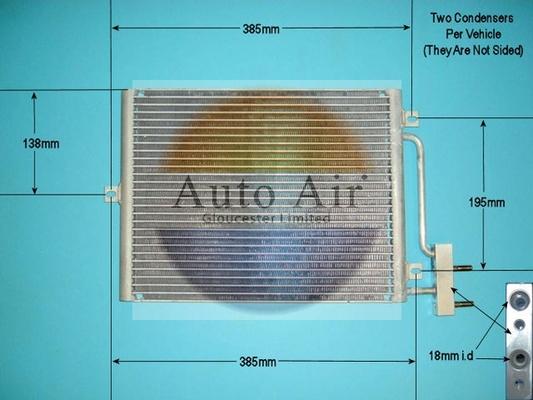 Auto Air Gloucester 16-1260A - Kondensators, Gaisa kond. sistēma ps1.lv