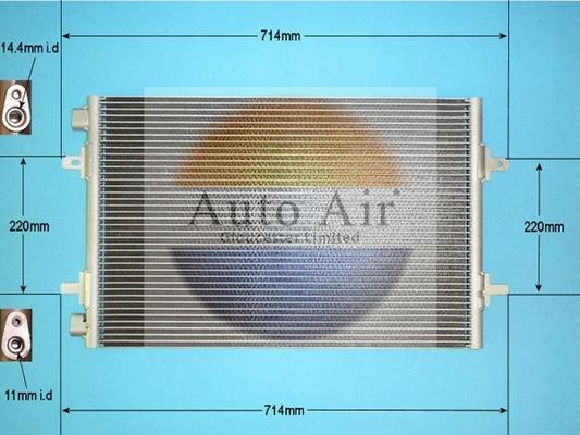 Auto Air Gloucester 16-1284A - Kondensators, Gaisa kond. sistēma ps1.lv