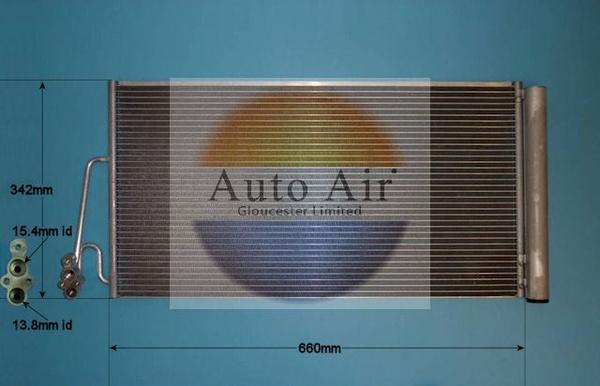 Auto Air Gloucester 16-8917 - Kondensators, Gaisa kond. sistēma ps1.lv