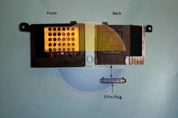 Auto Air Gloucester 20-0061 - Papildus rezistors, Kondicioniera ventilators ps1.lv
