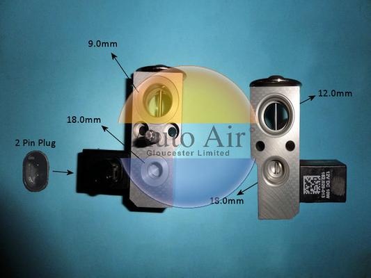 Auto Air Gloucester 22-2202 - Izplešanās vārsts, Gaisa kond. sistēma ps1.lv