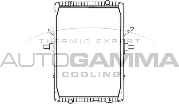 Autogamma 404426 - Radiators, Motora dzesēšanas sistēma ps1.lv