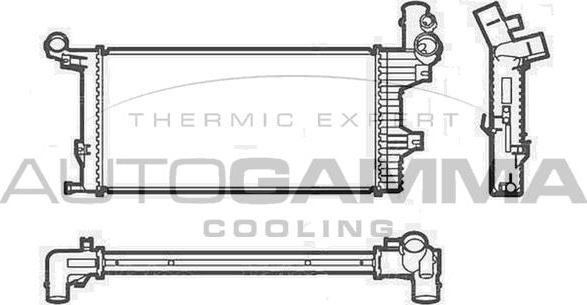 Autogamma 404572 - Radiators, Motora dzesēšanas sistēma ps1.lv