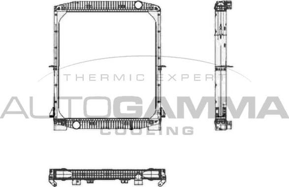 Autogamma 404110 - Radiators, Motora dzesēšanas sistēma ps1.lv