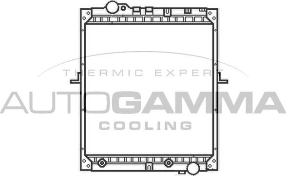 Autogamma 404348 - Radiators, Motora dzesēšanas sistēma ps1.lv