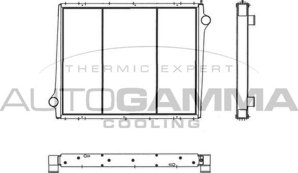 Autogamma 404274 - Radiators, Motora dzesēšanas sistēma ps1.lv