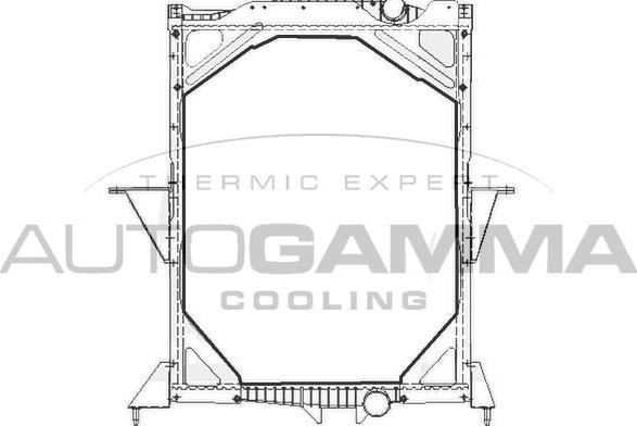 Autogamma 404706 - Radiators, Motora dzesēšanas sistēma ps1.lv