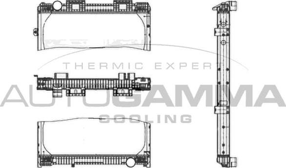 Autogamma 404732 - Radiators, Motora dzesēšanas sistēma ps1.lv