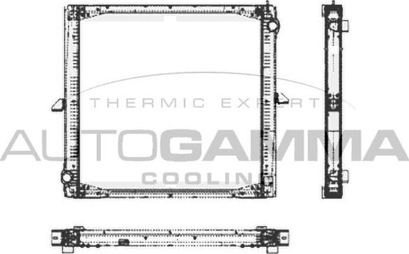 Autogamma 404726 - Radiators, Motora dzesēšanas sistēma ps1.lv