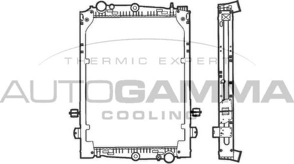 Autogamma 400080 - Radiators, Motora dzesēšanas sistēma ps1.lv