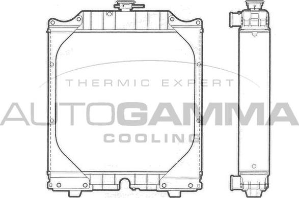 Autogamma 400394 - Radiators, Motora dzesēšanas sistēma ps1.lv