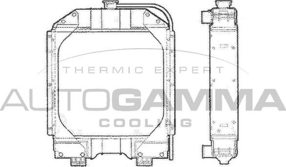 Autogamma 400388 - Radiators, Motora dzesēšanas sistēma ps1.lv