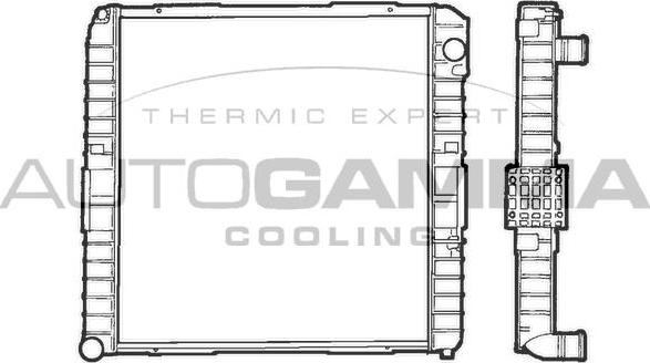 Autogamma 400782 - Radiators, Motora dzesēšanas sistēma ps1.lv