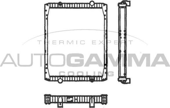 Autogamma 401038 - Radiators, Motora dzesēšanas sistēma ps1.lv