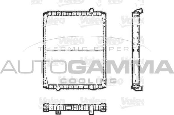 Autogamma 401020 - Radiators, Motora dzesēšanas sistēma ps1.lv