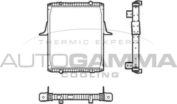 Autogamma 401022 - Radiators, Motora dzesēšanas sistēma ps1.lv