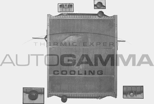 Autogamma 403268 - Radiators, Motora dzesēšanas sistēma ps1.lv