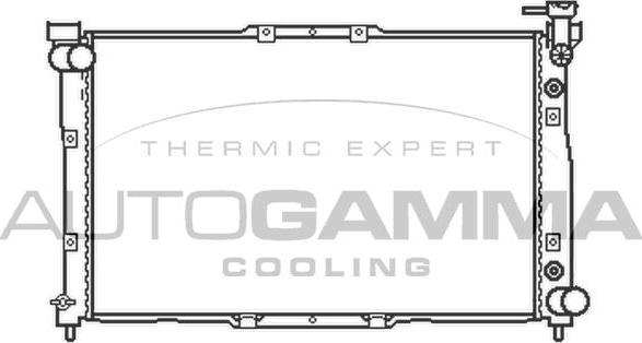 Autogamma 104523 - Radiators, Motora dzesēšanas sistēma ps1.lv