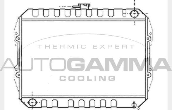 Autogamma 104610 - Radiators, Motora dzesēšanas sistēma ps1.lv