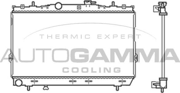 Autogamma 104085 - Radiators, Motora dzesēšanas sistēma ps1.lv