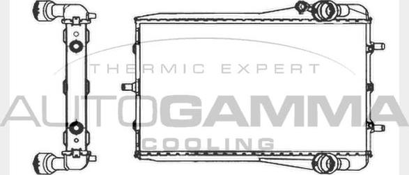 Autogamma 104036 - Radiators, Motora dzesēšanas sistēma ps1.lv