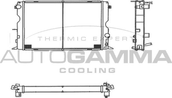 Autogamma 104020 - Radiators, Motora dzesēšanas sistēma ps1.lv