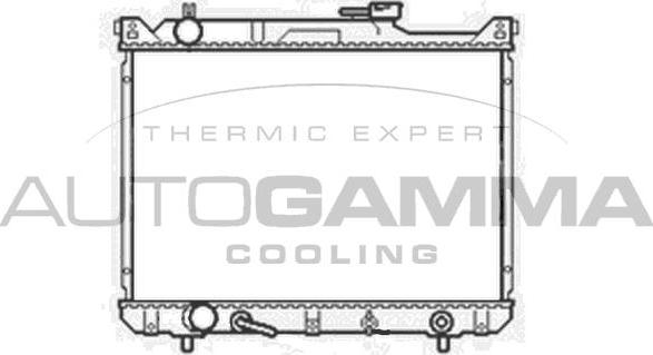 Autogamma 104191 - Radiators, Motora dzesēšanas sistēma ps1.lv