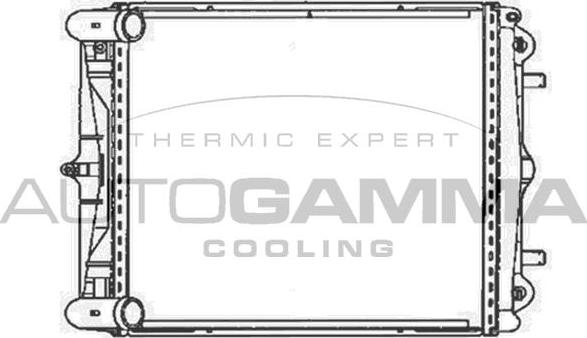 Autogamma 104114 - Radiators, Motora dzesēšanas sistēma ps1.lv