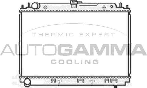 Autogamma 104861 - Radiators, Motora dzesēšanas sistēma ps1.lv