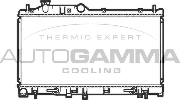 Autogamma 104867 - Radiators, Motora dzesēšanas sistēma ps1.lv