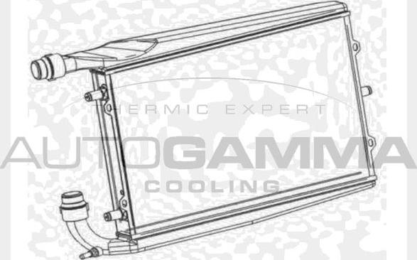 Autogamma 104369 - Radiators, Motora dzesēšanas sistēma ps1.lv