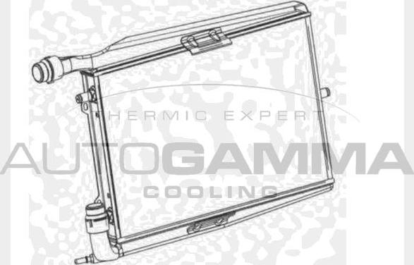 Autogamma 104370 - Radiators, Motora dzesēšanas sistēma ps1.lv