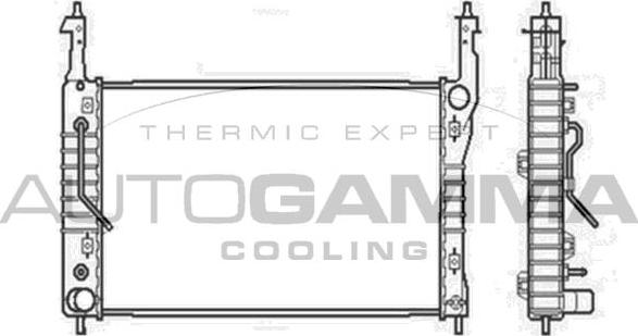 Autogamma 104252 - Radiators, Motora dzesēšanas sistēma ps1.lv