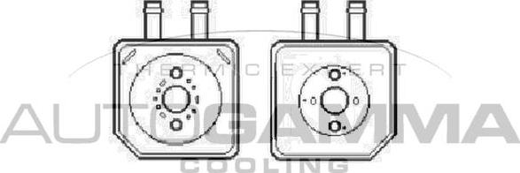 Autogamma 104799 - Eļļas radiators, Motoreļļa ps1.lv