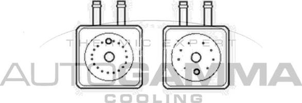 Autogamma 104798 - Eļļas radiators, Motoreļļa ps1.lv