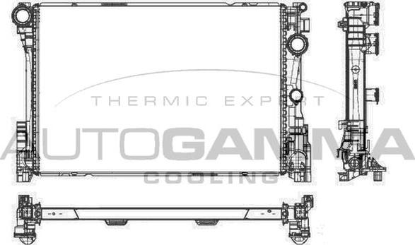 Autogamma 105916 - Radiators, Motora dzesēšanas sistēma ps1.lv