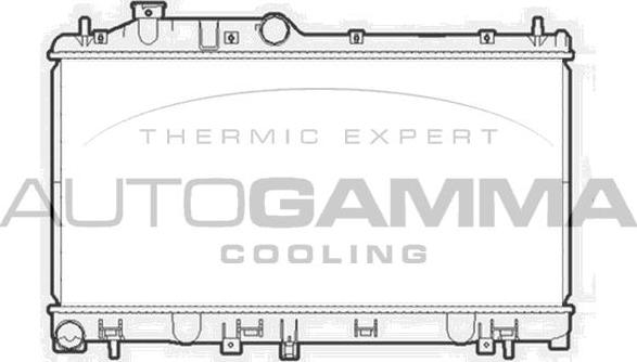 Autogamma 105931 - Radiators, Motora dzesēšanas sistēma ps1.lv