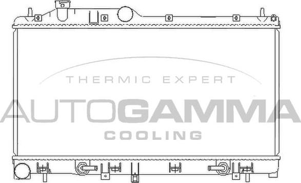 Autogamma 105929 - Radiators, Motora dzesēšanas sistēma ps1.lv