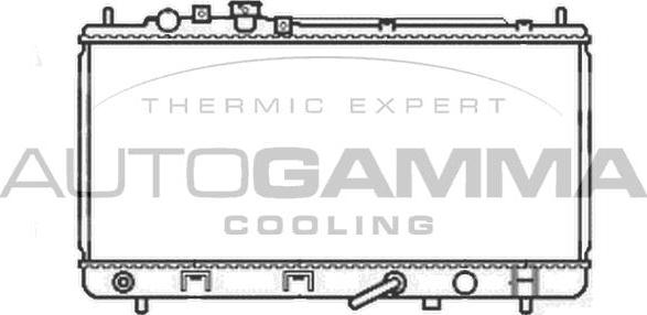 Autogamma 105563 - Radiators, Motora dzesēšanas sistēma ps1.lv