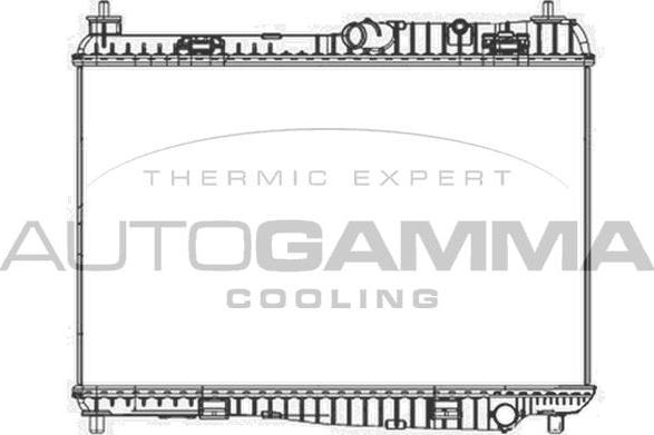 Autogamma 105522 - Radiators, Motora dzesēšanas sistēma ps1.lv