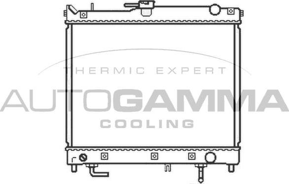 Autogamma 1056.54 - Radiators, Motora dzesēšanas sistēma ps1.lv