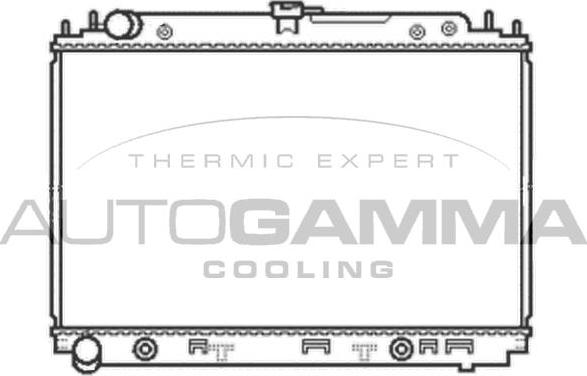 Autogamma 105053 - Radiators, Motora dzesēšanas sistēma ps1.lv