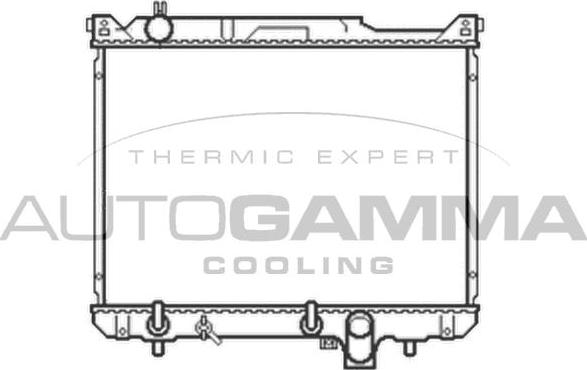 Autogamma 105057 - Radiators, Motora dzesēšanas sistēma ps1.lv