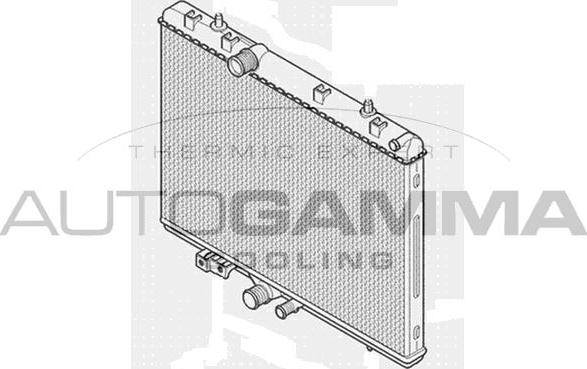 Autogamma 105157 - Radiators, Motora dzesēšanas sistēma ps1.lv