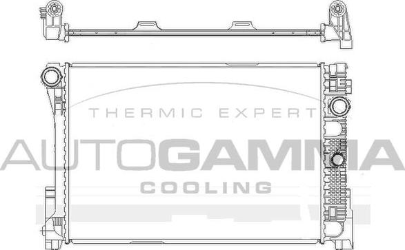 Autogamma 105173 - Radiators, Motora dzesēšanas sistēma ps1.lv