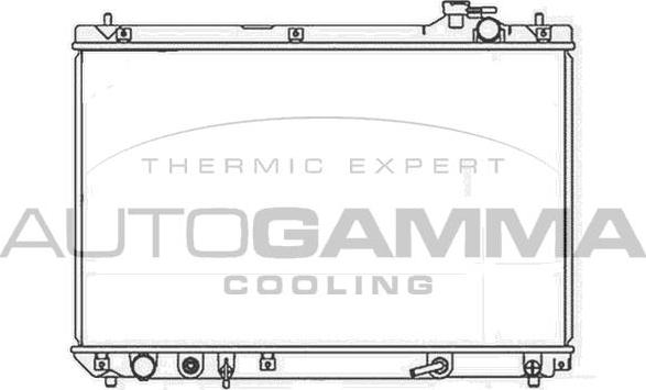 Autogamma 105809 - Radiators, Motora dzesēšanas sistēma ps1.lv